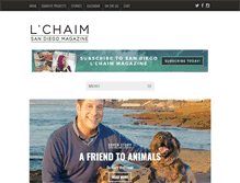 Tablet Screenshot of lchaimmagazine.com